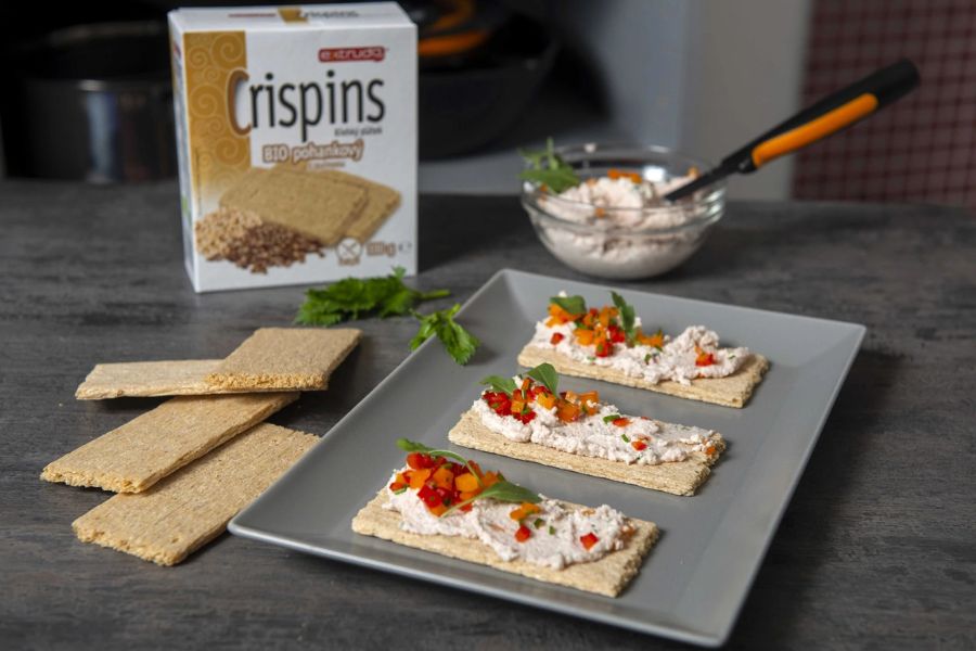 BIO pohánkové plátky s quinoou ako alternatíva k tradičnému pečivu